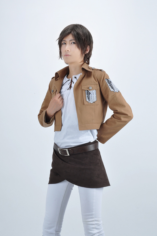 Attack on Titan Eren Jaeger The Recon Corps Uniform Cosplay Costume